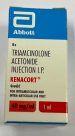 Generic Kenalog (Kenacort by Abbott)